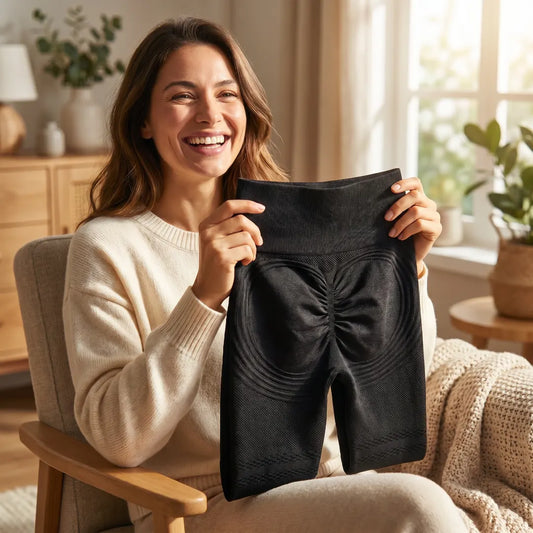 Cliente satisfaite tenant son Legging ARLAYA — Arlaya est-il un site fiable, avis