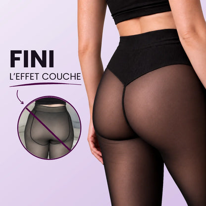 Collant Polaire Sculptant | Effet Peau Nue