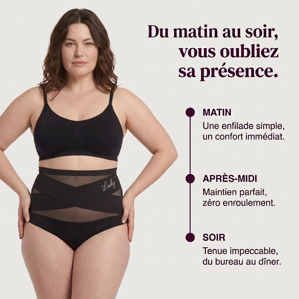 Culotte Gainante Taille Haute - Compression 360°