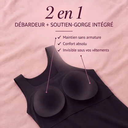 Débardeur Sculptant à Soutien-Gorge Intégré