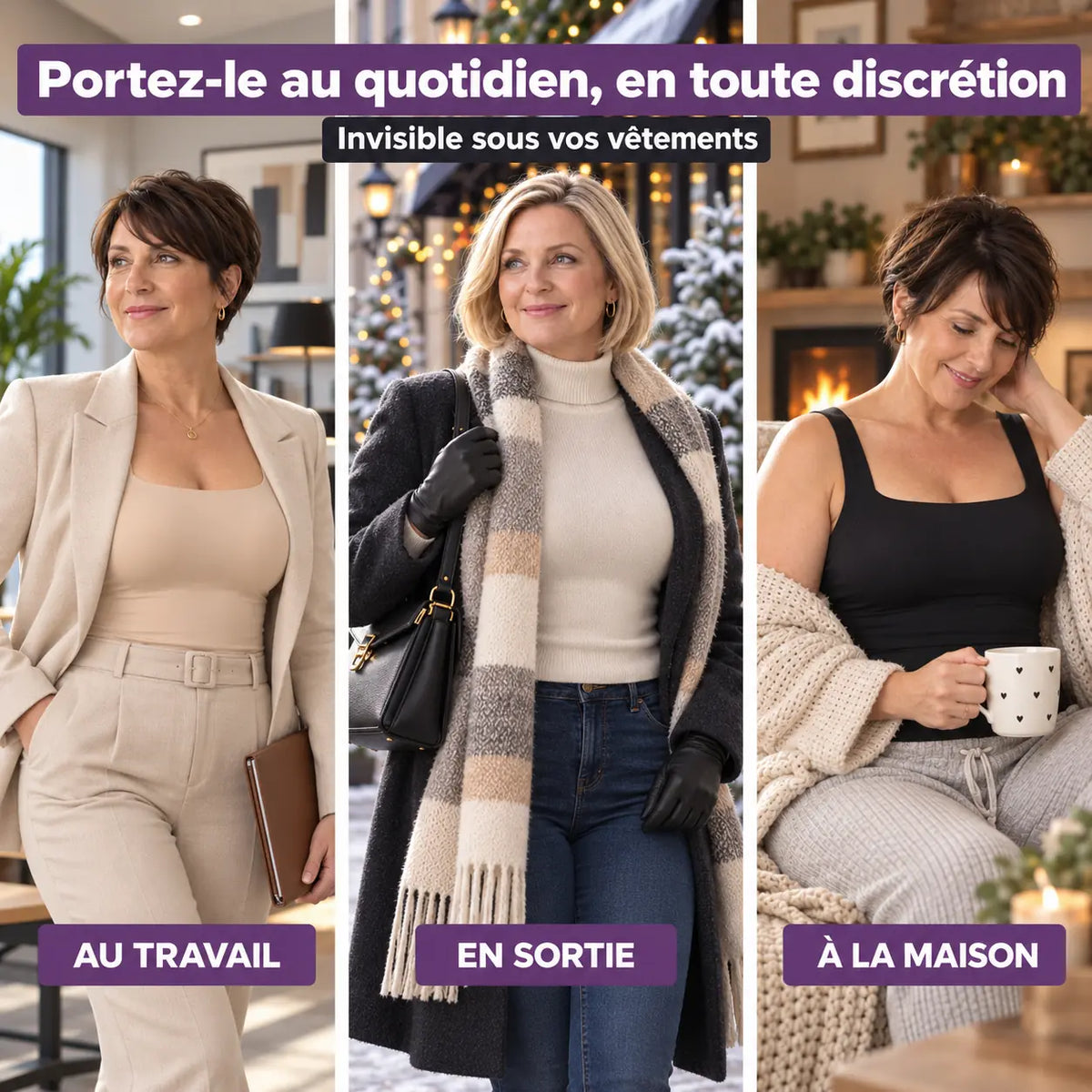 Débardeur Sculptant à Soutien-Gorge Intégré