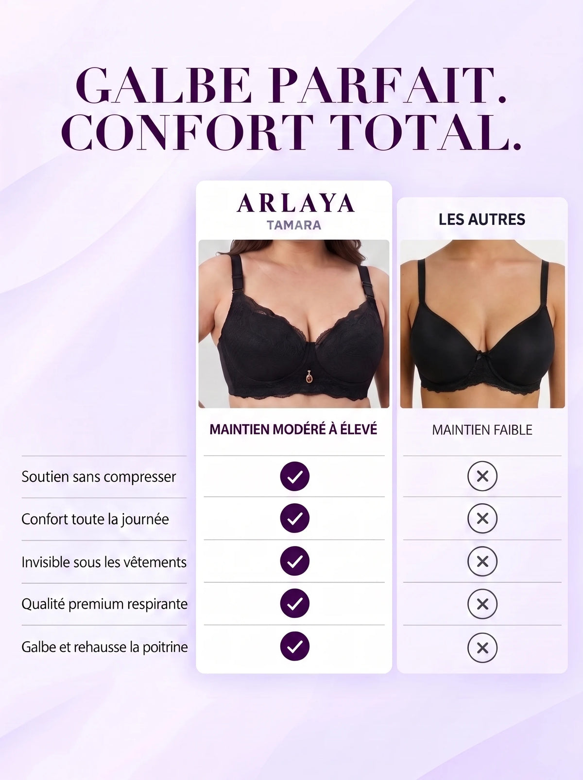 Tamara™ | Soutien-Gorge Push-Up Confortable et Galbant