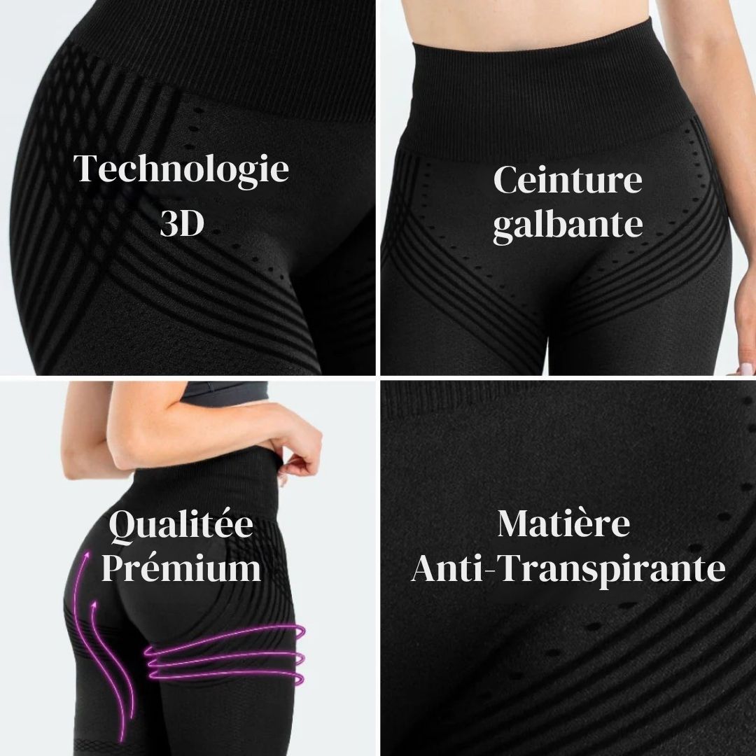 Legging Sculptant 3D - Anti-Cellulite